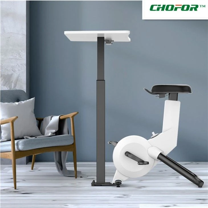 Spin Exercise Bike With PC Desk
